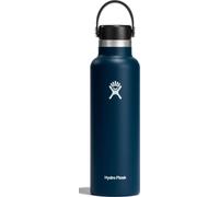 HYDRO FLASK - Gourde Isotherme 621 ml (21 oz) - Bouteille Inox à Isolation Sous Vide - Bouchon Antifuite et Revêtement par Poudre - Ouverture Standard - Indigo