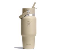 Hydro Flask Hydration Travel Bottle Flex Straw Cap Gourde 710 ml beige