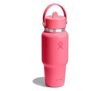 Hydro Flask Hydration Travel Bottle Flex Straw Cap Gourde 710 ml rose