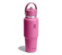 Hydro Flask Hydration Travel Bottle Flex Straw Cap Gourde 945 ml rose