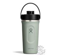 Hydro Flask - Insulated Stainless Steel Shaker Bottle 710 ml (24 oz) | Bouchon anti-fuite Flip Chug - Pour shakes protéinés et compléments - Mixball - Froid 24 h Agave