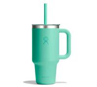 Hydro Flask Gobelet de voyage 32 oz (946 ml) – Couvercle transparent – Vert
