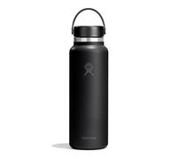 Hydro Flask - Wide Flex Cap 1,182 ml (40 oz) Bottle | Acier Inoxydable, Étanche - Isotherme Froid 24 h & Chaud 12 h - Sans BPA - Goulot large - Black
