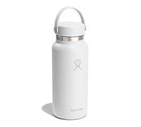 Hydro Flask - Wide Flex Cap 946 ml (32 oz) Bouteille - Acier inoxydable, étanche - Isolation 24 h froid & 12 h chaud - White
