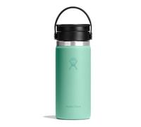 Hydro Flask - Wide Flex Sip Lid Coffee 473 ml (16 oz) - Étanche, isolée, compatible porte-gobelets - Garde les boissons froides 24 h & chaudes 12 h - Mermaid Green