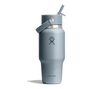 Bouteille de voyage Hydro Flask Wide Mouth Flex Straw Cap Shale Gray, 710 ml