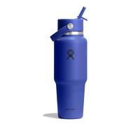 Hydro Flask - Wide Flex Straw Travel Bottle 946 ml (32 oz) - Acier inoxydable, étanche,compatible avec la plupart des porte-gobelets-Isolation 24h froid-Large ouverture, compatible glaçons-Capri Blue