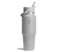 Hydro Flask - Wide Flex Straw Travel Bottle 946ml (32oz) | Acier inoxydable, étanche, compatible avec la plupart des porte-gobelets-Isolation 24h froid- Birch