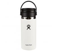 Bouteille Hydro Flask Coffee Wide Mouth avec Flex Sip Lid 473 ml Blanc