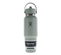 Hydro Flask Wide Mouth Travel Bottle Flex Straw Cap 946ml Bouteille thermos Taille unique Vert