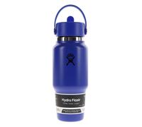 Hydro Flask Hydration Travel Bottle Flex Straw Cap Gourde 710 ml bleu