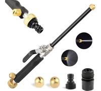 Hydro Jet portable Nettoyeur haute pression Gun Extension murale de nettoyeur haute pression, pistolet de nettoyeur haute pression avec 2 buses de tuyau - fixation de l'embout du tuyau haute pression 