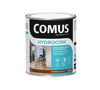 Hydrocom Satin - Incolore 0.75L - Vitrificateur Polyuréthane Acrylique MONO-composant pour Parquets, Escaliers et Boiseries