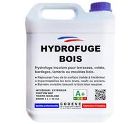Hydrofuge Bois - Codeve Bois - 20L - Intérieur/extérieur - Pour Votre Terrasse, Bardage, Volet, Lambris Ou Meuble En Bois.
