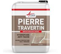 Hydrofuge imperméabilisant terrasse anti-taches pierres naturelle et travertin 1 L (jusqu a 5m²)