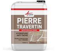 Hydrofuge imperméabilisant terrasse anti-taches pierres naturelle et travertin 1 L (jusqu a 5m²)