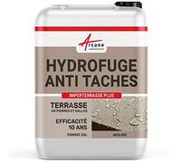 Hydrofuge Terrasse Imperméabilisant Sol Extérieur - Anti Taches Huile et Eau Oléofuge - Protection Longue Durée Pierre Dalle Béton - 20 L - ARCANE INDUSTRIES
