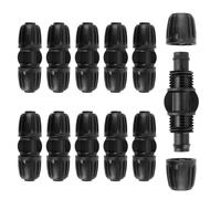 Hydrogarden 10 pièces connecteurs Droits connecteurs Goutte à Goutte raccords de Tuyau d'eau 16mm PE Tuyau Tuyau d'eau Goutte à Goutte système d'irrigation