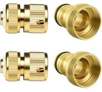 Hydrogarden Adaptateur de Tuyau pour mélangeur fileté, raccordeur de Tuyau de Robinet de Cuisine Universel et connecteur Rapide de Fin pour Robinet fileté Standard intérieur