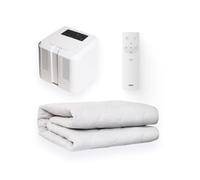 HydroSnooze surmatelas Chauffant et rafraîchissant à Eau, contrôle de température, idéal pour Les Personnes ayant Chaud la Nuit, Plage 15℃-55℃, Taille EU Single (90x200 cm)