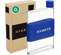 Hydrte Bouteille d'eau Clear - 480ml Bouteille d'eau professionnelle et mignonne pour les voyages, mince, légère et sans BPA, pour les voyages et l'hydratation quotidienne (Midnight Blue)