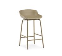 Normann Copenhagen Chaise de bar Hyg pieds en métal 65 cm Sand