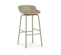 Normann Copenhagen Chaise de bar Hyg pieds en métal 75 cm Sand