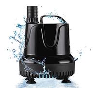 hygger Pompe à eau Pour Aquarium, 2500 L/H 60W Ultra Silencieuse Mini Pompe à eau Submersible Avec 3 Buses Pour étang, Fontaine, Aquarium, Jardin