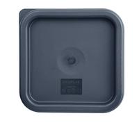 Hygiplas Couvercle pour Boîte de Rangement Alimentaire Carrée Petite Bleue CF043
