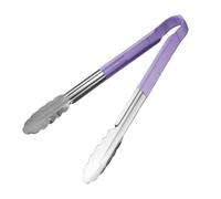 Hygiplas Pince de service code couleur 300mm violette, acier inoxydable, poignée recouverte de vinyle, HC852