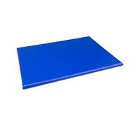 Hygiplas Planche à découper haute densité, Code couleur bleu, Préparation des produits à base de poisson cru, Taille : 25 x 600 x 450 mm, Planche à découper en PEHD, J042