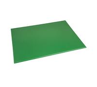 Hygiplas Planche à découper haute densité, Code couleur vert, Préparation de salades et de produits à base de fruits, Taille : 12 (H) x 600 (L) x 450 (L) mm, Planche à découper en PEHD, J013