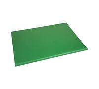 Hygiplas Planche à découper haute densité, Code couleur vert, Préparation des salades et des produits à base de fruits, Taille : 25 x 600 x 450 mm, Planche à découper en PEHD, J043