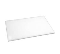 Planche à Découper Blanche 450x300x12 mm Haute Densité - Hygiplas