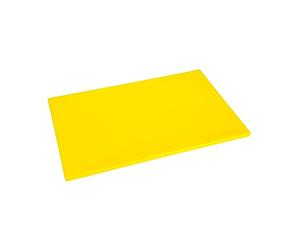 Hygiplas Plancheà découper antibactérienne basse densité Jaune 450 x 300 x 10 mm