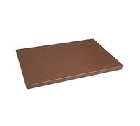 Planche à découper 450 x 350 x 20 mm basse densité marron - Hygiplas