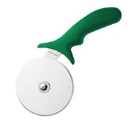 Hygiplas Roulette à pizza de qualité professionnelle 102 mm, roue en acier inoxydable, passe au lave-vaisselle, poignée verte à code couleur, usage professionnel ou domestique, CC408