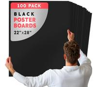 Hygloss Lot de 10 grands tableaux d'affichage vierges de 55,9 x 71,1 cm pour projets, présentations, affiches, travaux manuels - 55,9 x 71,1 cm