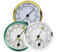 Hygromètre à Aiguille Mini 3 Pièces Boîtier en Alliage D’aluminium