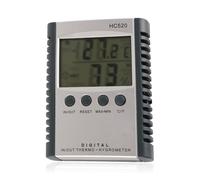 Hygromètre de Température HC520 avec Grand écran D'affichage Numérique LCD, Thermomètre Hygromètre Testeur d'humidité de Température Numérique Intérieur Extérieur, unité de Température Commutée Entre