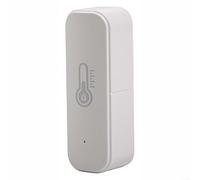 Hygromètre d'intérieur sans fil avec alertes d'application à distance, thermohygromètre intelligent avec écran de 10,2 cm et moniteur d'humidité multi-capteurs (capteur)