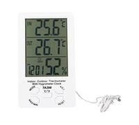 Hygromètre d'intérieur, thermomètre électronique numérique et jauge d'humidité avec moniteur de température et d'humidité pour maison, bureau, jardin, serre, matériau ABS, taille