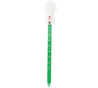 Hygromètre du Sol pour Plante, Indicateur D'humidité, Détection Manuelle | Usage Intérieur, Alerte D'arrosage, Capteur Blanc en ABS et Pp, Pile Lr44 Incluse