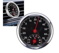 Hygromètre du Thermomètre sans Fil, Détection en Temps Réel, Pièce de Décoration élégante, Compteur d'humidité de Température pour Intérieur, Extérieur, Voitures