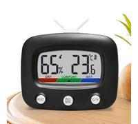 Hygromètre Intérieur Lecteur Numérique De Mesure En Forme De Télévision | Appareil de Contrôle de Température et d'Humidité pour Aquarium Maison Garage Salle de