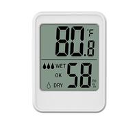 Hygromètre magnétique thermomètres bureau numérique mesure de la température et de l ' humidité jauge de compteur pour les stations météorologiques domestiques jauge de température magnétique