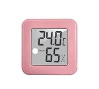 Hygromètre numérique d'intérieur, Mini thermomètre d'ambiance numérique et hygromètre multicolore(Pinka)