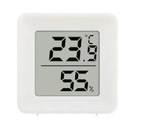 Hygromètre Numérique Hygromètre Léger avec Écran LCD | Capteur d'humidité et de température intérieure Pour Terrarium Bureau Serre Garage Intérieur Extérieur