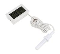 Hygromètre Numérique Intérieur Mini, Affichage Clair, Plastique Blanc | Moniteur D’humidité Domestique Portable, Mesure Température et Hygrométrie, la Cuisine et Chambre Bébé