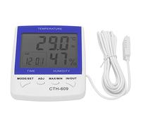 Hygromètre numérique Lcd, compteur de température et d'humidité avec affichage clair, multifonction, pour maison, ferme, serre